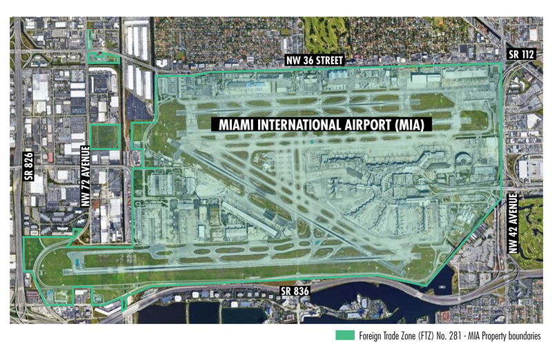 FTZ 281 MIA map